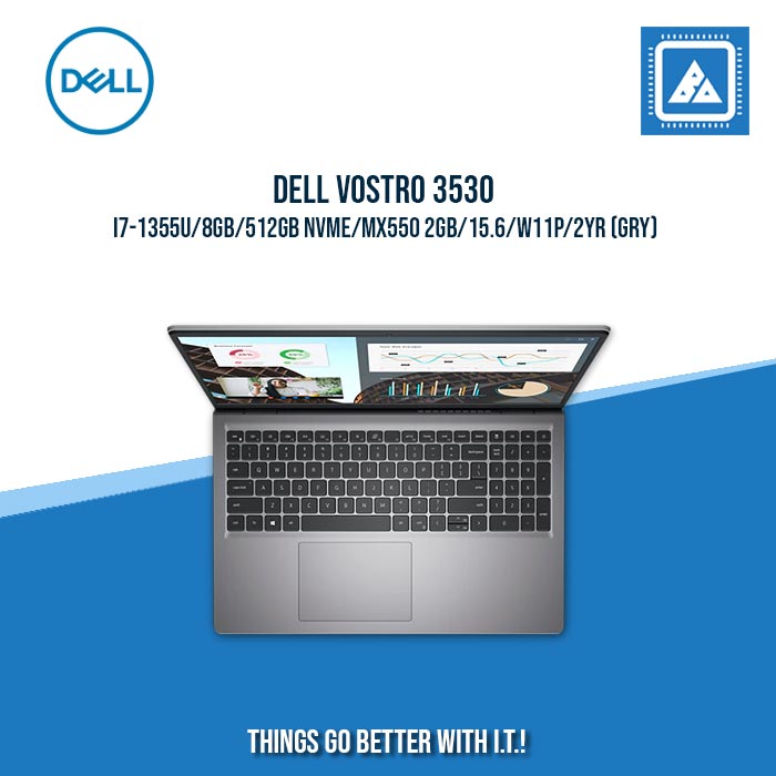 DELL VOSTRO 3530 I7-1355U/8GB/512GB NVME/MX550 2GB | BEST FOR FREELANCERS LAPTOP DELL VOSTRO 3530 I7-1355U/8GB/512GB NVME/MX550 2GB | BEST FOR FREELANCERS LAPTOP